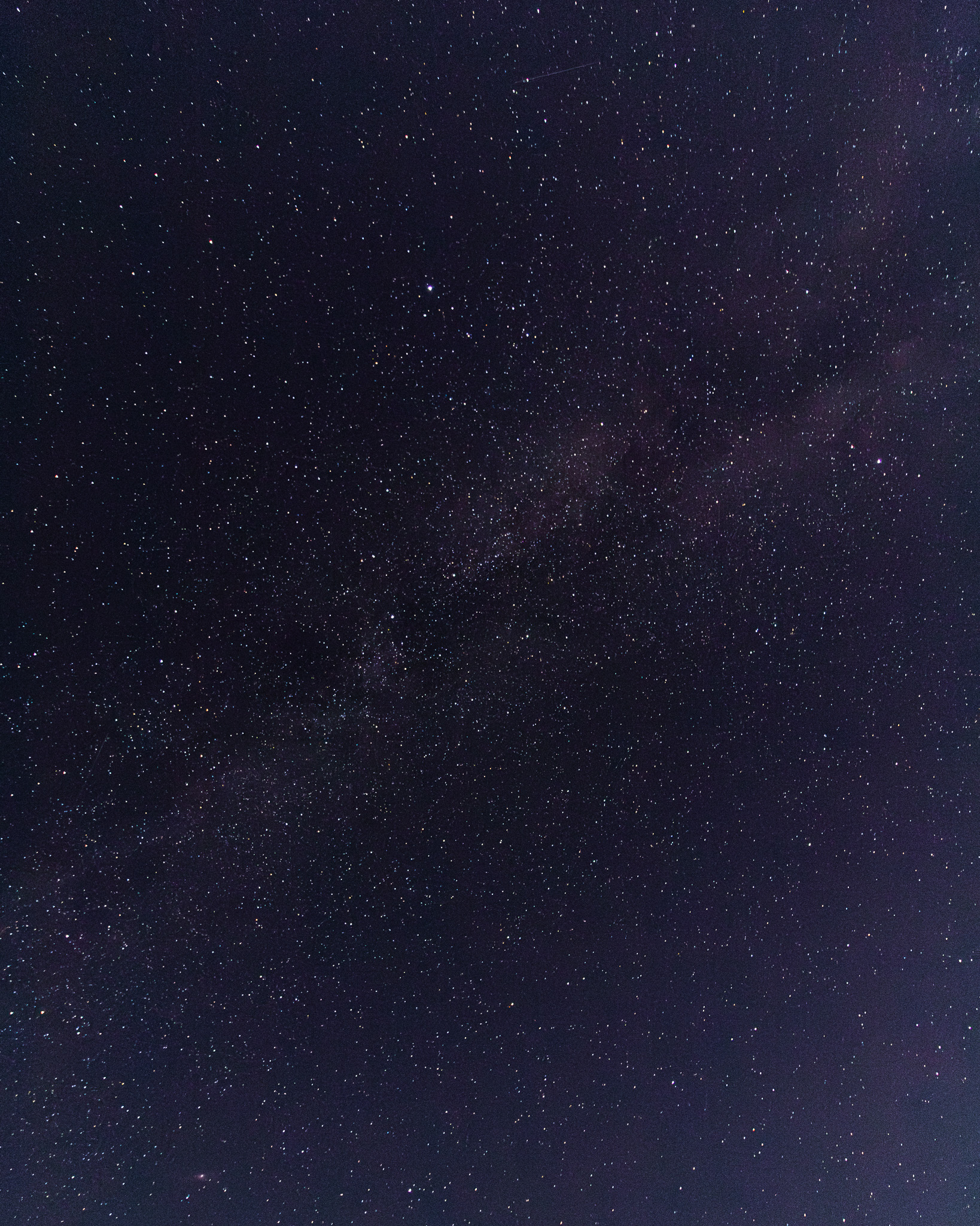 Milky Way over desert